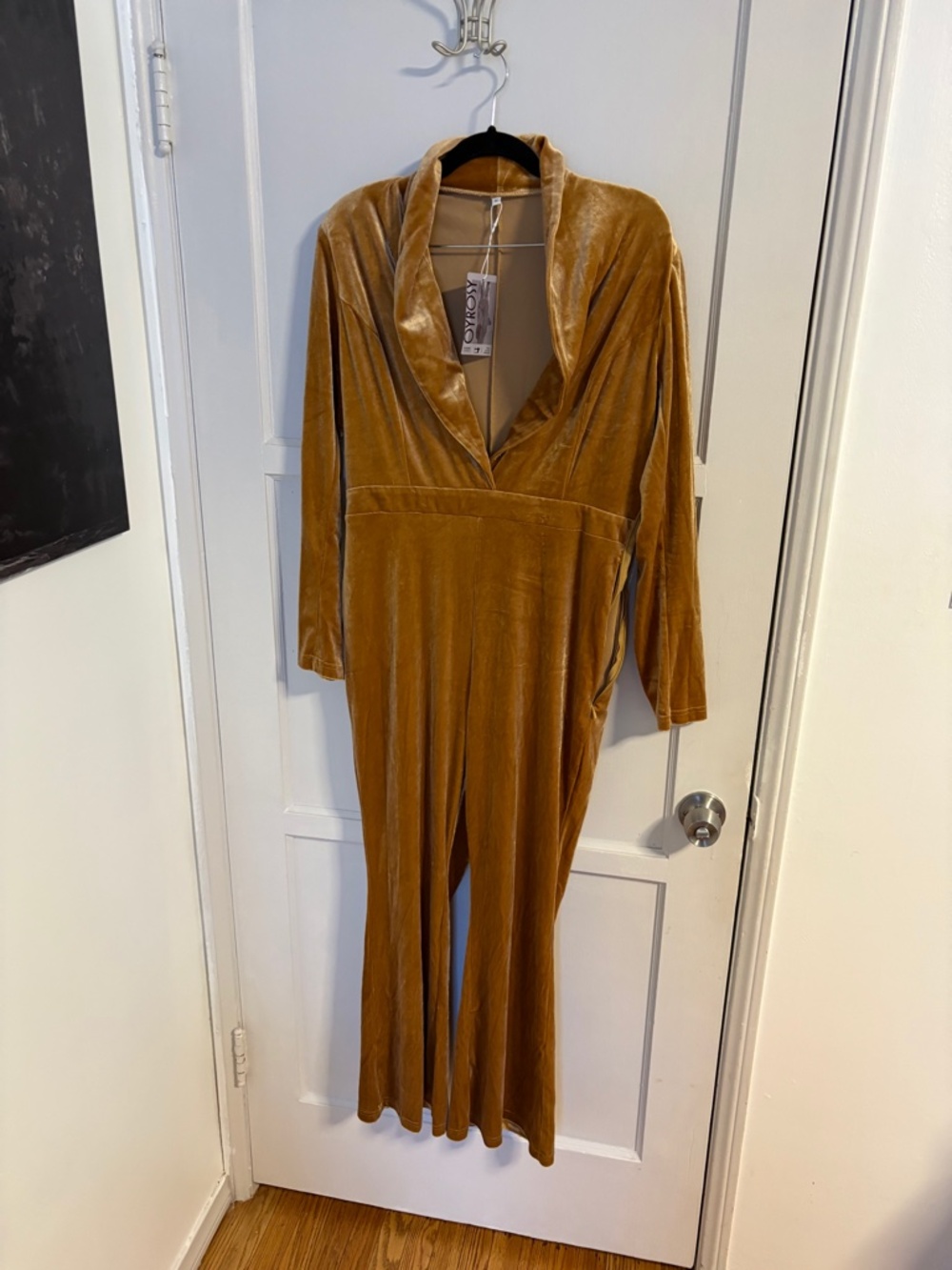 Marigold Velvet Jumpsuit
